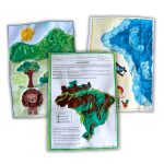 Atividade com Tinta Relevo - Relevos do Brasil