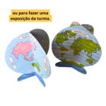 Globo Terrestre – Continentes e Coordenadas - Imagem 3