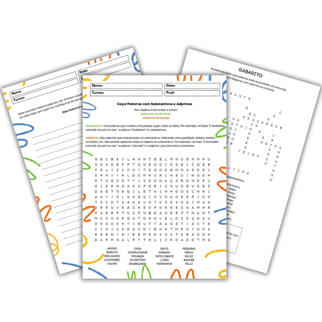 Download Word Search on CAÇA- PALAVRAS