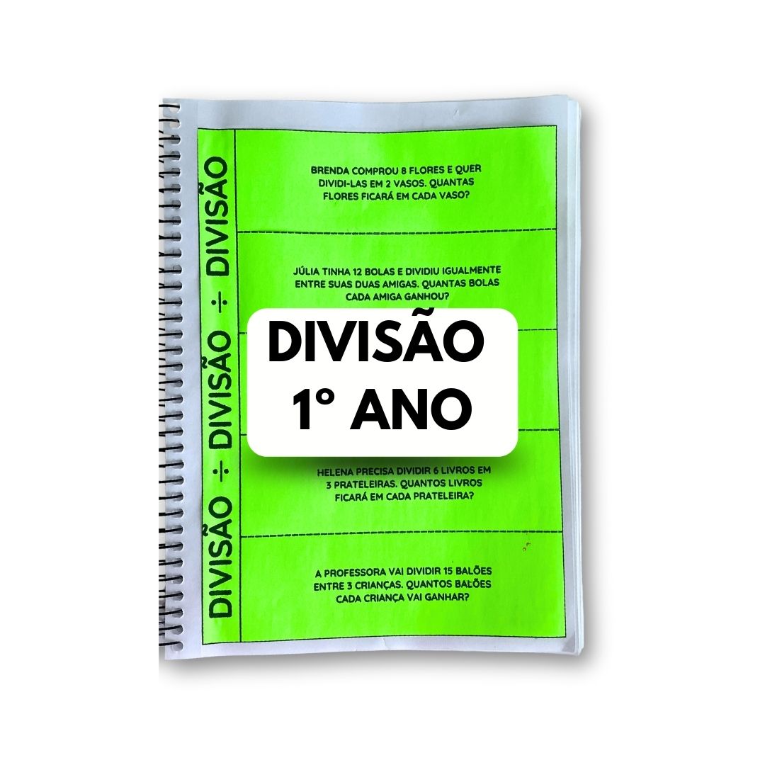 Cartões de Divisão – Atividades de Divisão para o 3º Ano