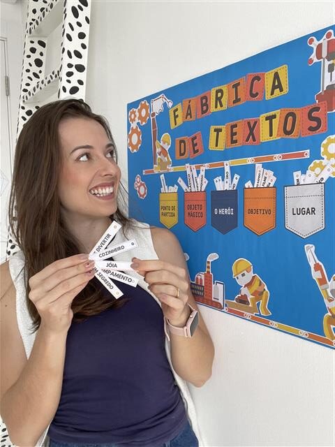 Ideias para Produção de Texto no Ensino Fundamental: Estimulando a Criatividade com a Fábrica de Textos eu olhando para o lado