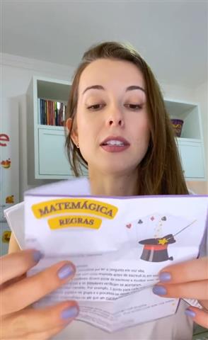 Desafios Matemáticos: foto do vídeo meu jogo de cartas matemágicas