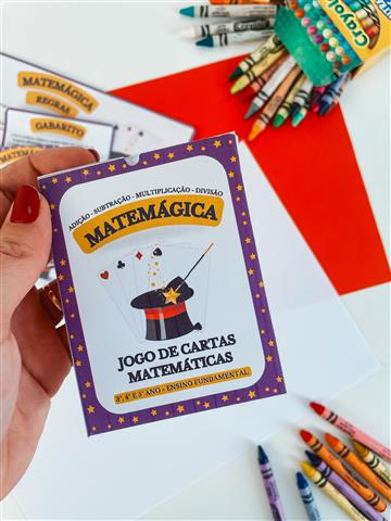 cartas do Jogo com Situações-Problemas