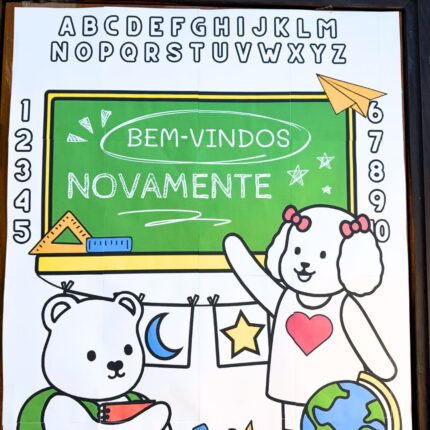Painel de Boas-Vindas "Volta às Aulas" - Bobbie Goods